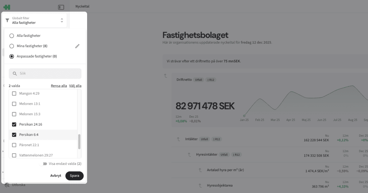 Documentation: Global filter > Custom
